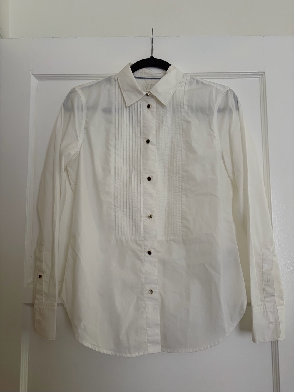 J. Crew - Slim-fit cotton poplin tuxedo shirt